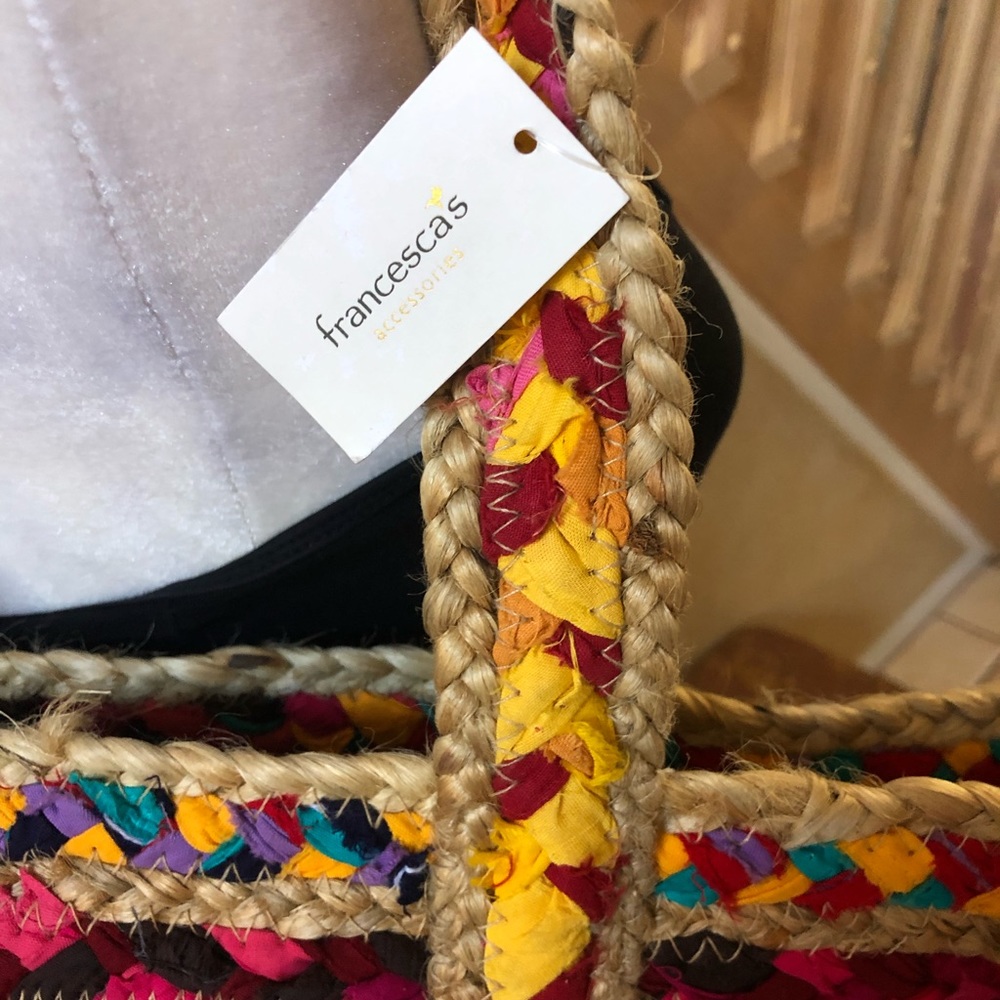 Francesca’s Straw Boho Tote Bag - Picture 10 of 10